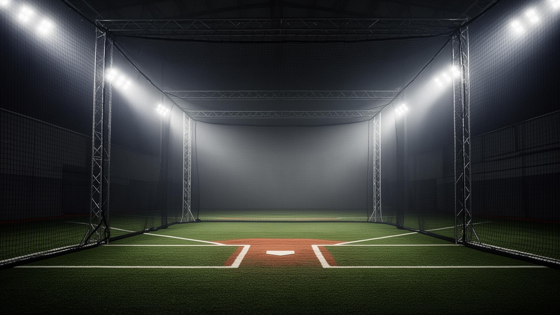 Professional batting cage